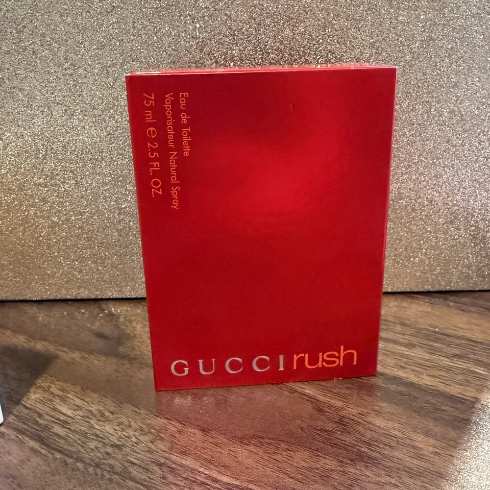 NIB Gucci Rush 2.5oz Signature Red Box